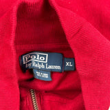 Polo By Ralph Lauren 1/4 Zip - XL Red Cotton