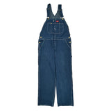 Dickies Overalls - 36W 30L Blue Cotton