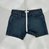Levis Denim Shorts - 34W UK 14 Blue Cotton Blend