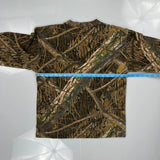 Mossy Oak Long Sleeve T-Shirt - Medium Brown Cotton