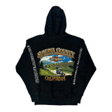 Harley Davidson Graphic Hoodie - Small Black Cotton