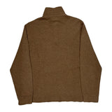 Polo By Ralph Lauren 1/4 Zip - Large Brown Cotton