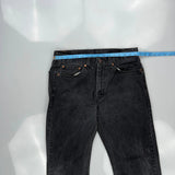 Levis 505 Jeans - 32W 32L Black Cotton