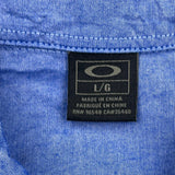Oakley Shirt - Large Blue Cotton