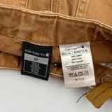 Age 12 Carhartt Carpenter Pants - Mediumw 32L Brown Cotton