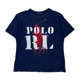 Age 10-12 Polo By Ralph Lauren Graphic T-Shirt - Large Blue Cotton