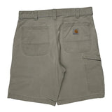 Carhartt Carpenter Shorts - 34W 10L Gray Cotton