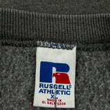 90s Blank Russell Athletic Sweatshirt - XL Gray Cotton Blend