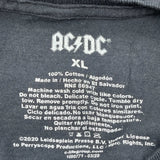 Back In Black Ac/Dc Band T-Shirt - XL Black Cotton