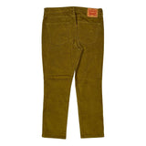 Levis Cord Pants - 34″ Waist Brown Cotton