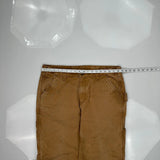 Wrangler Carpenter Pants - 38W 30L Brown Cotton