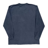 Dickies Long Sleeve T-Shirt - Large Navy Cotton