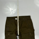 Carhartt Cargo Trousers - 37W 30L Brown Cotton
