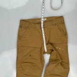 Carhartt Double Knee Carpenter Trousers - 36W 30L Brown Cotton
