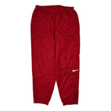 Nike Track Pants - 2XL Red Polyester