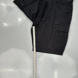 Levis Cargo Cargo Shorts - 36W 10L Black Cotton