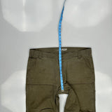 Carhartt Double Knee Carpenter Pants - 38W 31L Green Cotton