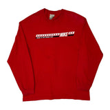 Vintage Nike Long Sleeve T-Shirt - XL Red Cotton