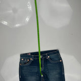 True Religion Contrast Stitch Jeans - 38W 32L Blue Denim