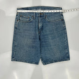 Wrangler Denim Shorts - 34W 10L Blue Cotton