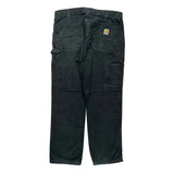 Carhartt Carpenter Trousers - 35W 30L Black Cotton