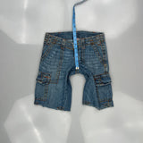 True Religion Denim Shorts - 28W US 4 Blue Denim