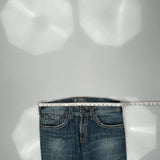 Silver Contrast Stitch Jeans - 38W 31L Dark Wash Denim