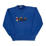 Made In USA Russell Athletic Graphic Sweatshirt - Large Blue Cotton