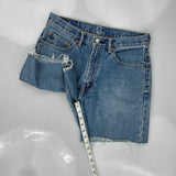 Levis Denim Shorts - 32W 8L Blue Cotton