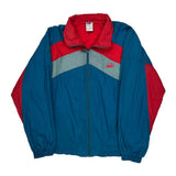 Puma Windbreaker - Large Gray Nylon