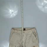 Dickies Cargo Trousers - 32W 31L Beige Cotton
