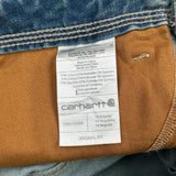 Carhartt Boot Cut Jeans - 34W US 10 Blue Cotton Blend