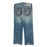 True Religion Contrast Stitch Jeans - 36W 32L Light Wash Cotton