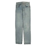 501 Levis Jeans - 28W UK 8 Light Wash Denim