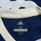 New United Adidas Football Shirt - Medium Blue Polyester