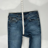 True Religion Slim Fit Jeans - 31W 26L Blue Cotton