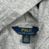 Age 6 Polo By Ralph Lauren Hoodie - XS Gray Cotton