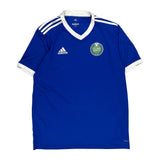 Felake County Adidas Football Shirt - Large Blue Polyester