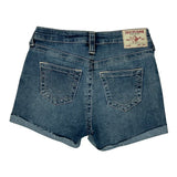 True Religion Skinny Denim Shorts - 27W US 2 Blue Denim