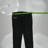 Diesel Skinny Jeans - 29W 30L Black Cotton Blend