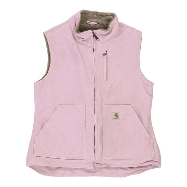 Vintage pink Carhartt Gilet - womens small