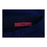 Hugo Boss Trousers - 29W UK 10 Navy Virgin Wool