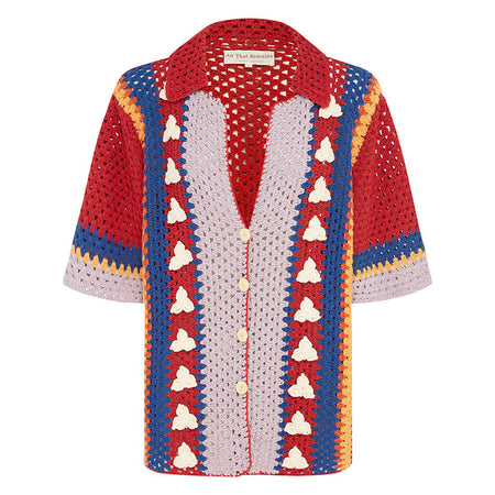 Blouse Harrison Shirt Lavender-Red