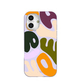 Lavender Alphabet Soup iPhone 16 Case