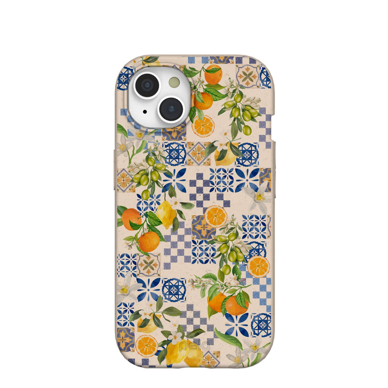 Seashell Amalfi Fruits iPhone 15 Case