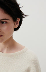 Sweatshirt Boby03a Ecru