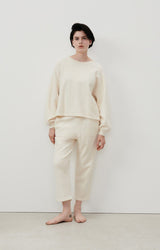 Sweatshirt Boby03a Ecru