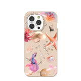 Seashell Aqua Dreams iPhone 14 Pro Case