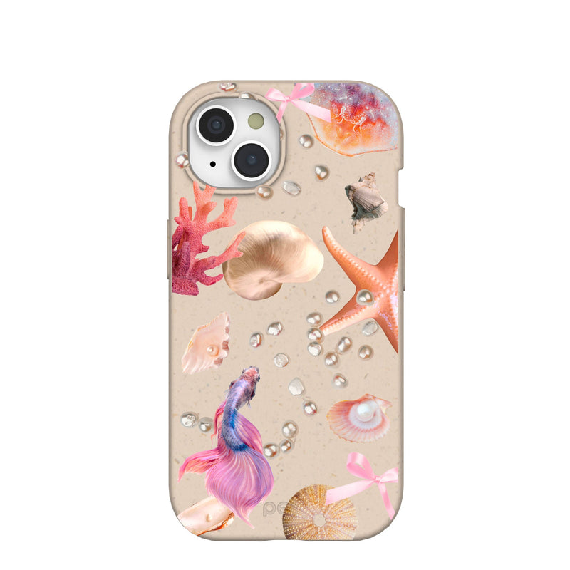 Seashell Aqua Dreams iPhone 15 Case