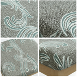 Anyseat Light Brown Random Wave Print Chair Cover – Stretch Washable Removable Seat Cover for Dining & Kitchen